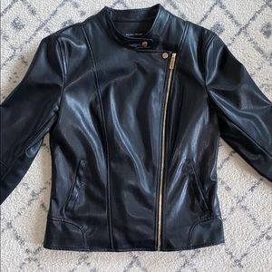 Ivanka Trump faux leather jacket